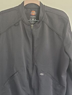 Dickies Gray Women's  Bomber Jacket with Ribbed Collar